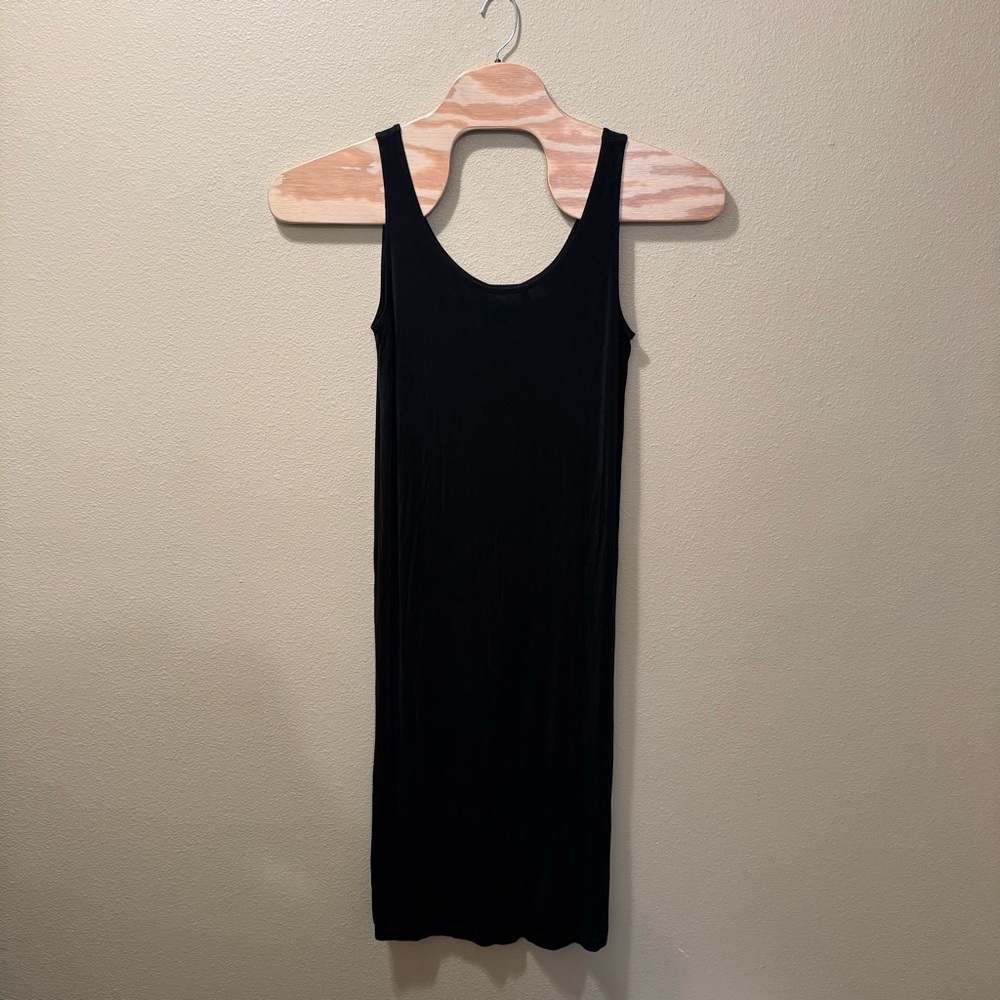 Women’s Size 2 Large Chico’s Travelers Long Black Casual Sleeveless Slinky Dress